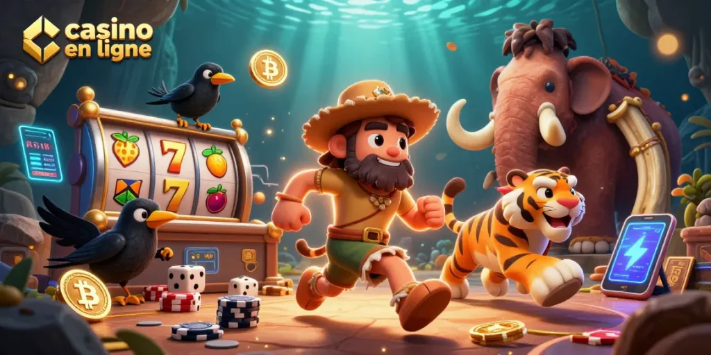 Les animaux préhistoriques gèrent un casino en ligne avec des éléments de poker et des jetons cryptographiques.