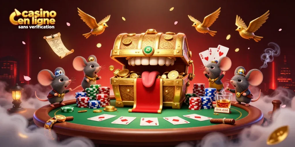 Visitez un casino en ligne sans vérification pour vivre l'excitation d'une partie de poker dynamique.