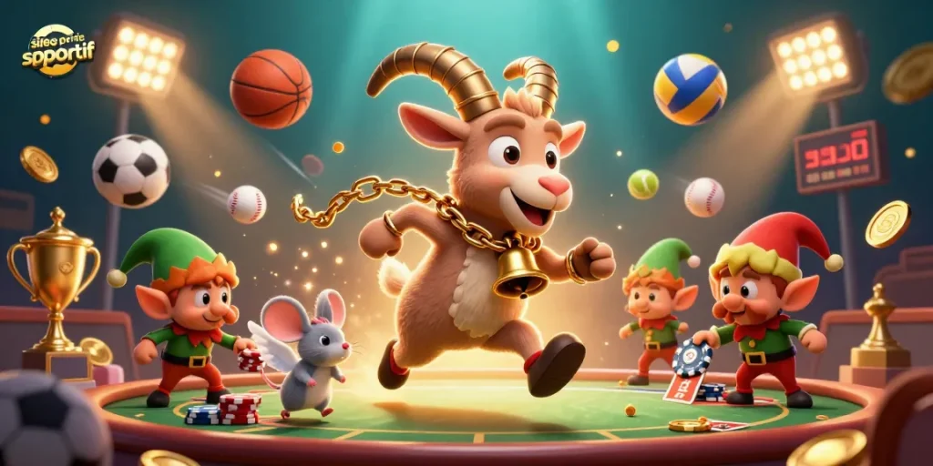 Plongez-vous dans l'univers du site de paris sportif avec un casino festif animé par des personnages captivants.