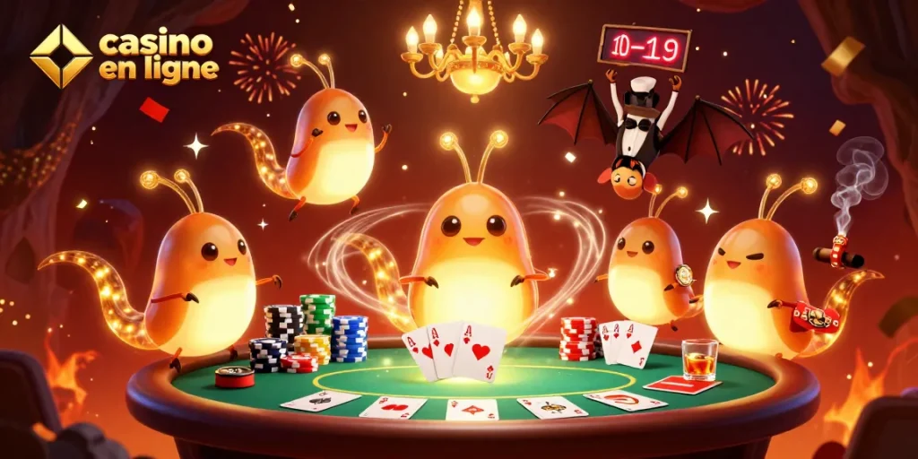 Illuminez votre expérience de casino en ligne avec des vers luisants et un dealer chauve-souris.