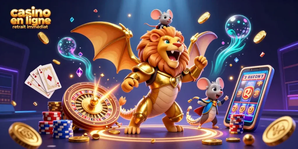 Les jeux de casino en ligne avec retrait immédiat offrent des victoires rapides avec un éclairage fascinant.