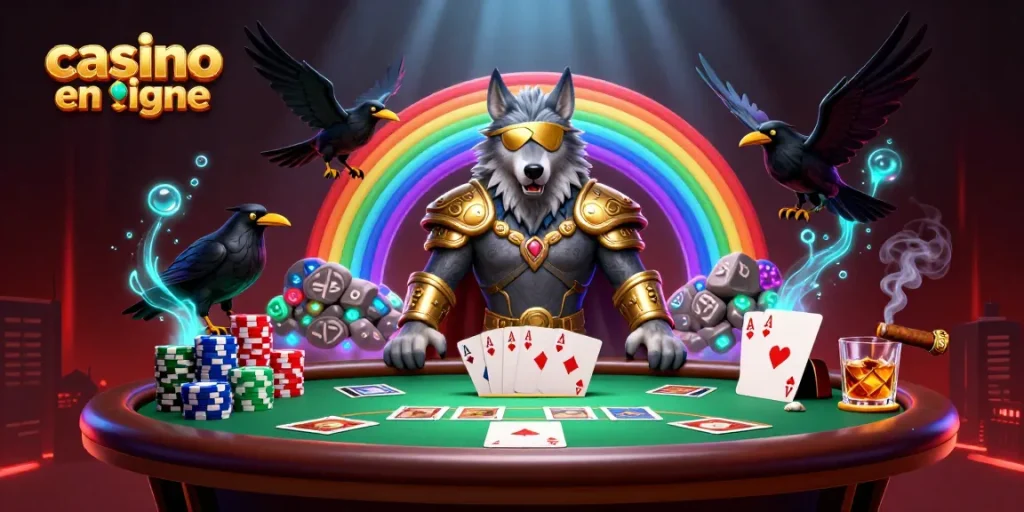Profitez de l'expérience de "casino en ligne" avec la magie des jeux de cartes et l'ambiance d'Odin.